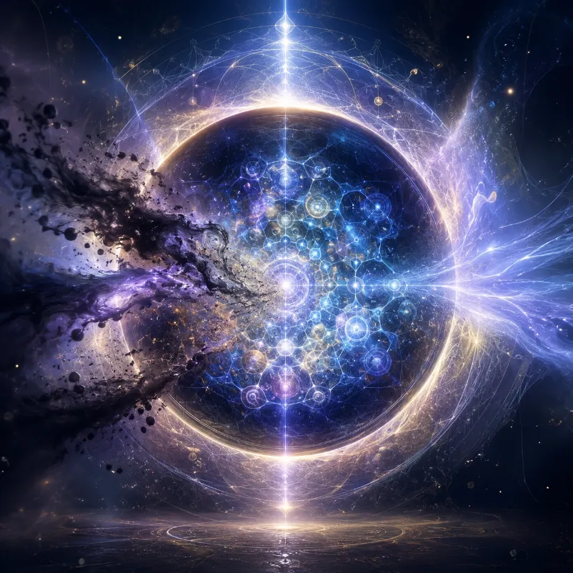 Quantum Dark Absorbing Portal energy field for spiritual cleansing and protection