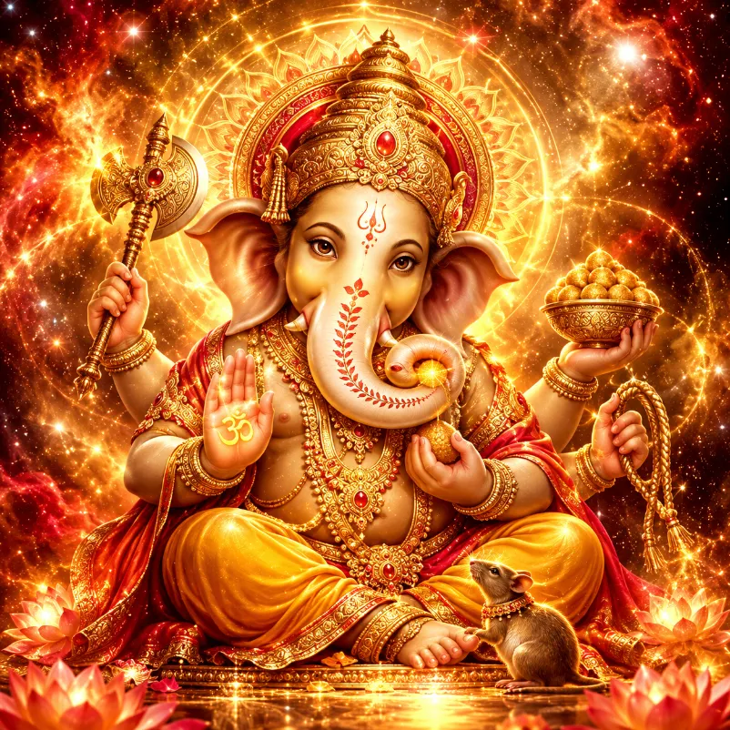 Ganesha’s Gold attunement for wealth, success, wisdom and removing obstacles