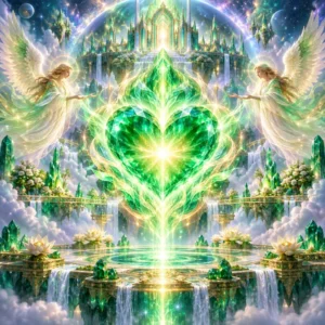 Emerald-Green Ray of the Heart by Ilaja, Fifth Ray Healing Flame energy attunement