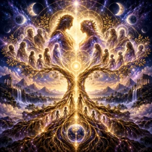 Karmic Lineage Map by Ilaja – ancestral energy and Lineage Magic artwork